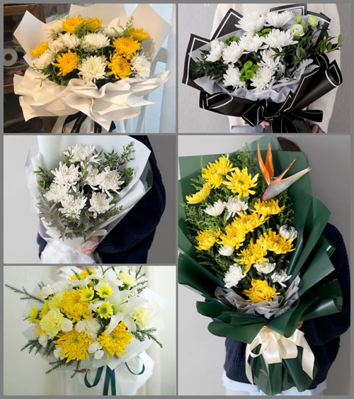 福建莆田秀屿区南日镇鳌屿村白事花束代送